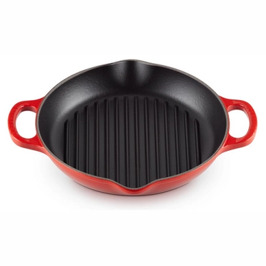 Hoge Grill Le Creuset Rond Oranjerood Cm Kookexpert